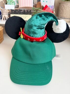 Disney Parks Mickey Mouse Ear Elf Baseball Hat
